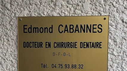 Dr Edmond CABANNES, Dentiste à Saint-Privat