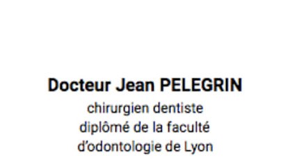 Dr Jean PELEGRIN, Dentiste à Reyrieux