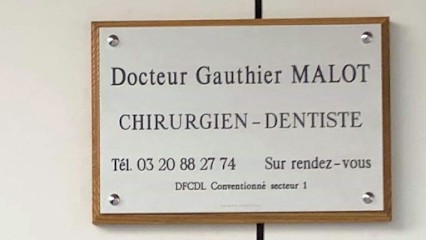 Docteur Gauthier MALOT, Dentiste à Halluin